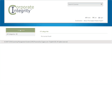 Tablet Screenshot of corp-integrity.coggno.com