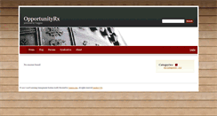 Desktop Screenshot of opportunityrx.coggno.com